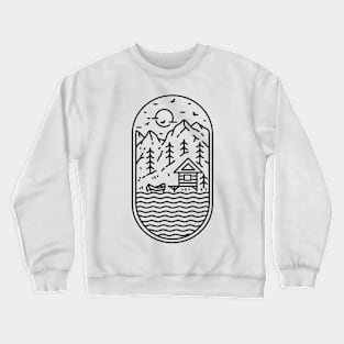 Home Lake Nature Mountain Wild Crewneck Sweatshirt